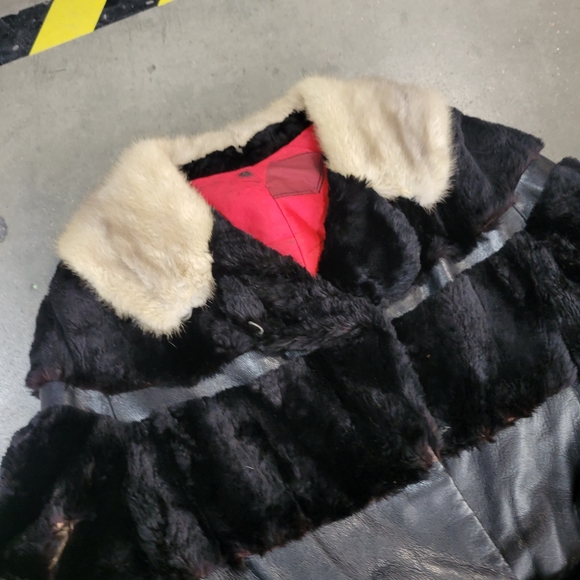 Vintage black mink fur jacket Women's small - Picture 4 of 8